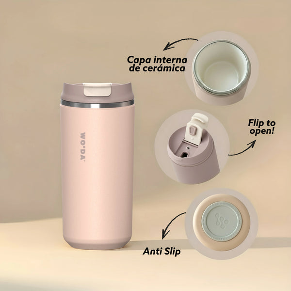 Woda Brew 12oz (0.35L) - Latte Nude