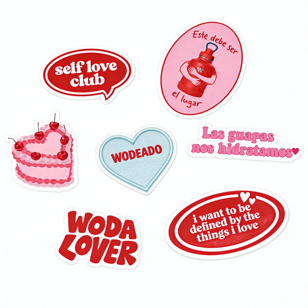 LOVE AT FIRST SIP Sticker Pack - San Valentin