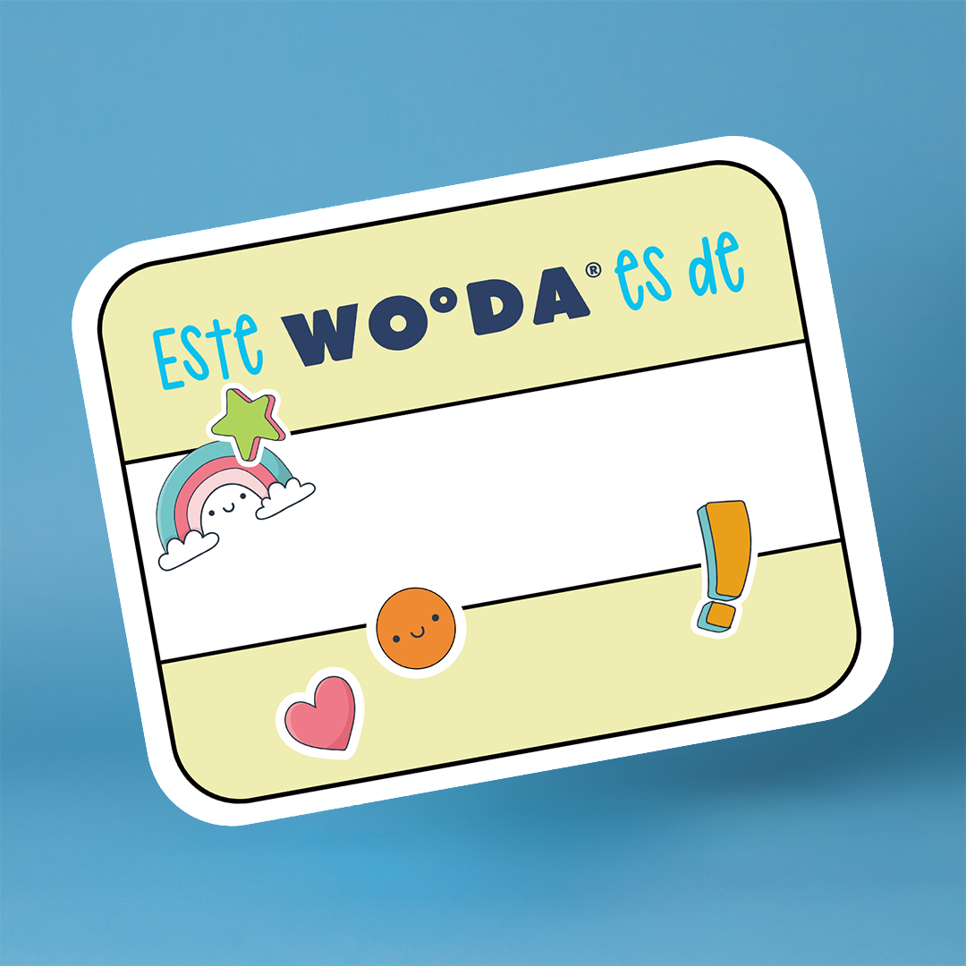 Woda Kids Name Sticker