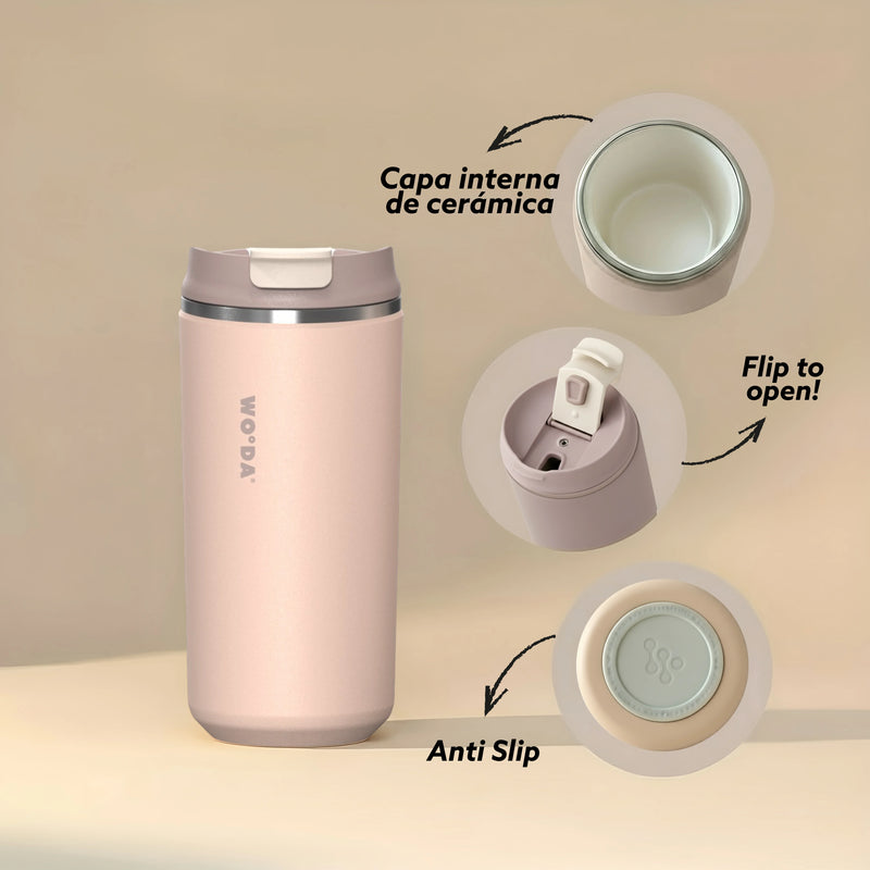 Woda Brew 12oz (0.35L) - Latte Nude