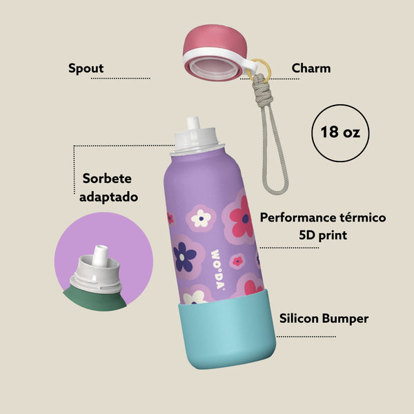 Woda Pocket 18oz (0.53L) - Flora