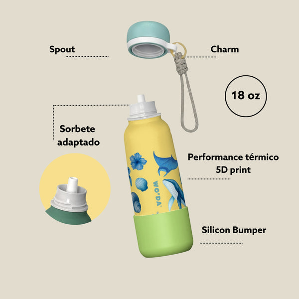 Woda Pocket 18oz (0.53L) - Vida Marina